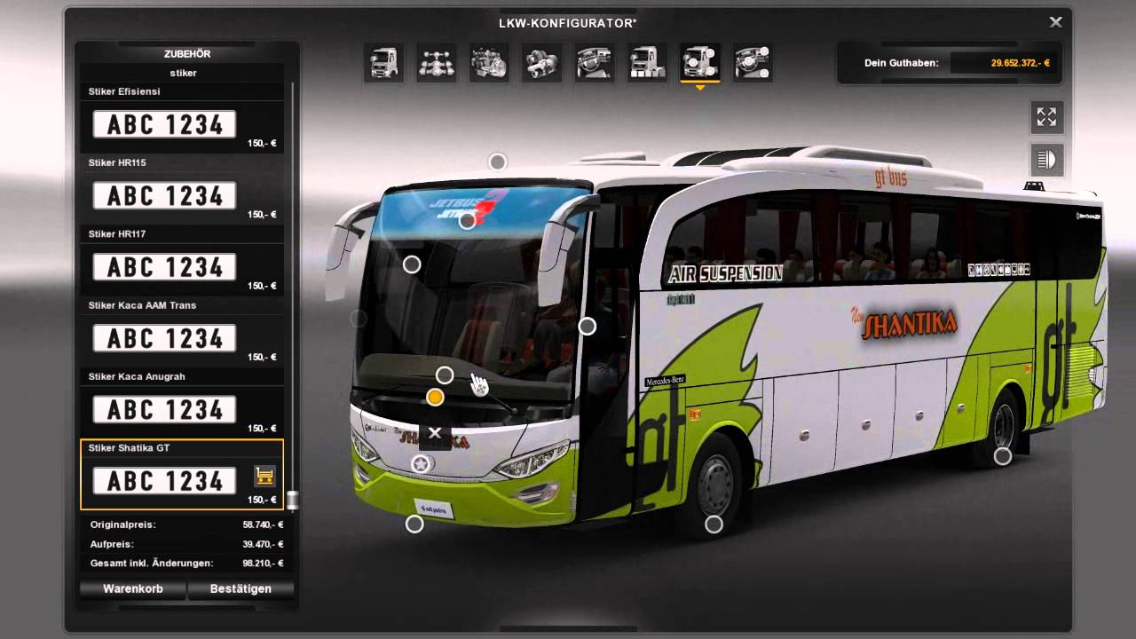 Kumpulan mod bus indonesia ets2